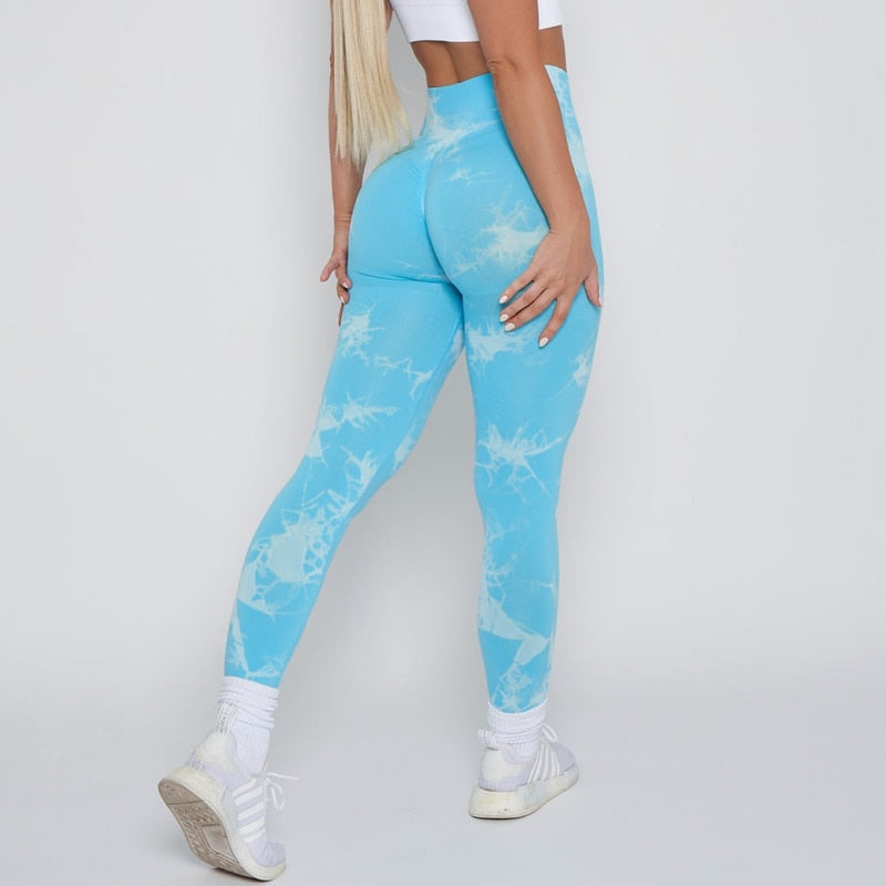 New Lightning Marble Scrunch Butt Leggings