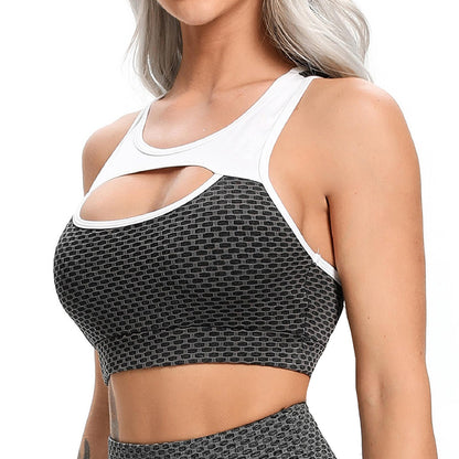 Seamless Gym Crop Top Women Sports Top