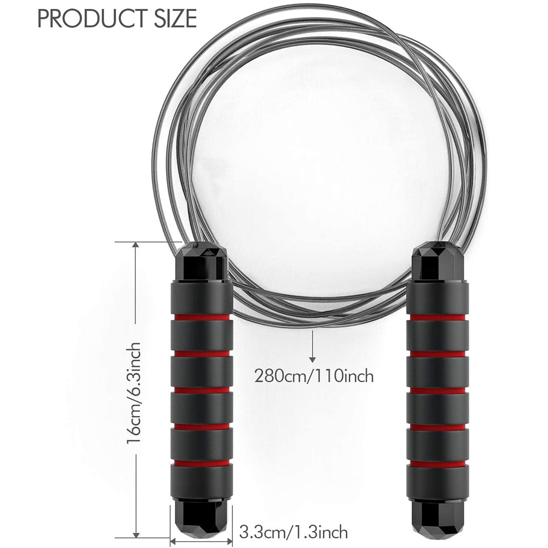 Jump Rope Tangle-Free Rapid Speed Jumping Rope