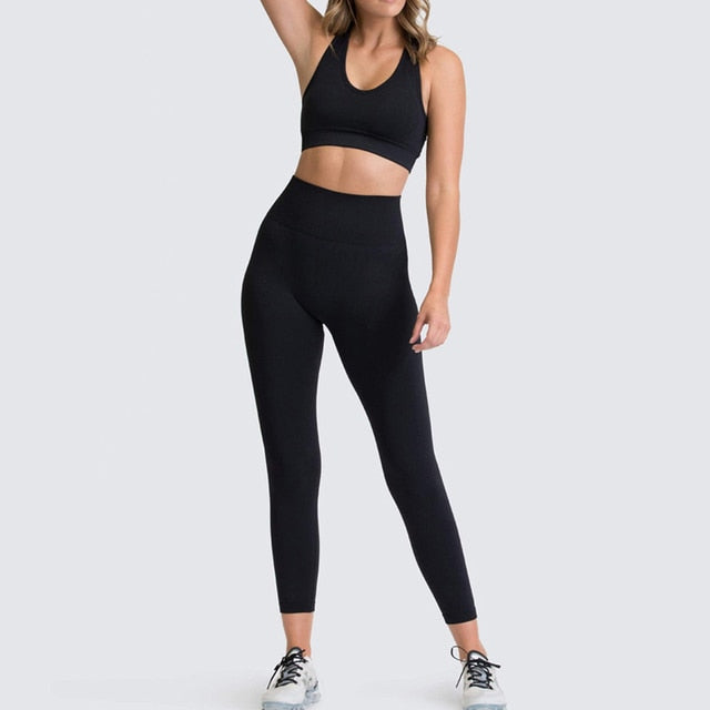 Two Piece Set Women Sportswear Workout Clothes