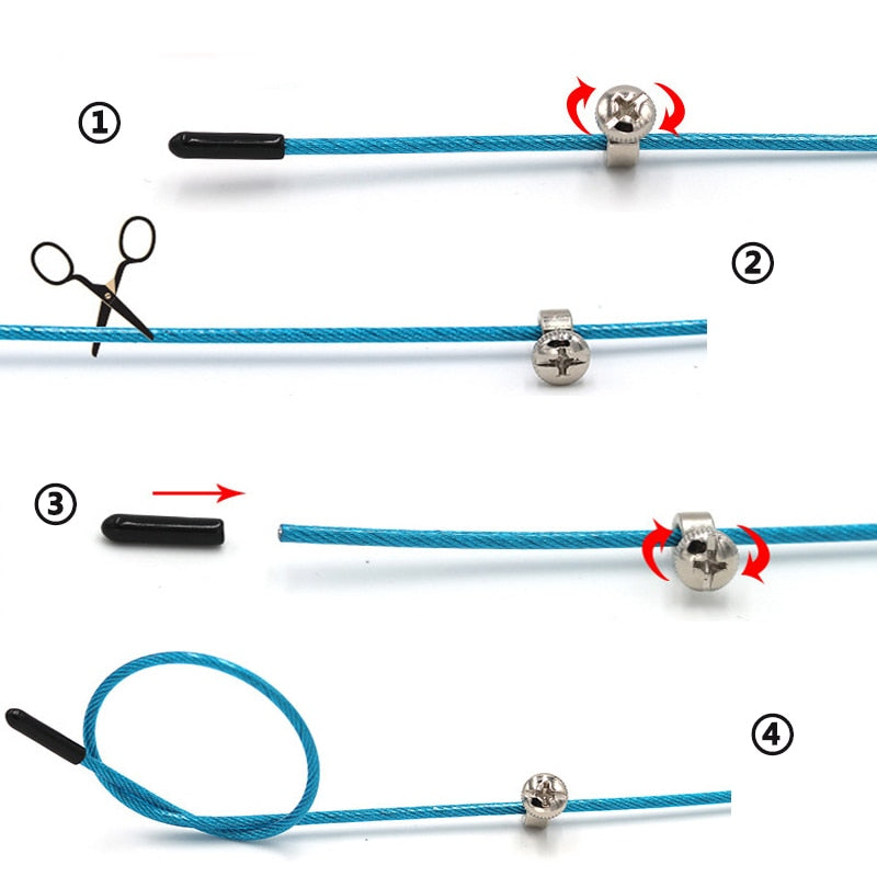 Speed Jump Rope Wire Universal Bearing