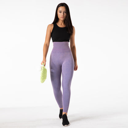 Women New Color High Elastic Sports Fitness Seamless Workout Tight Yoga Pants