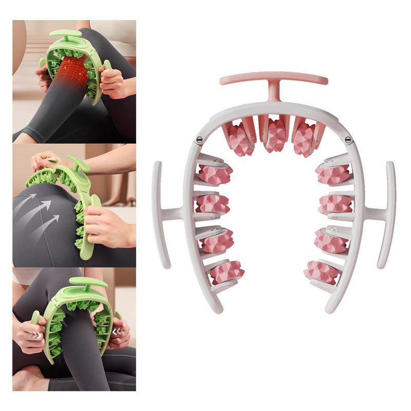 Multifunctional Manual Round Massager Roller Fitness Waist Buttocks