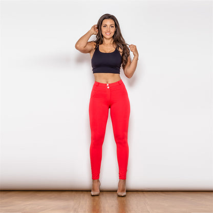 Shascullfites melody red shaping leggings workout  booty lifting leggings yoga pants