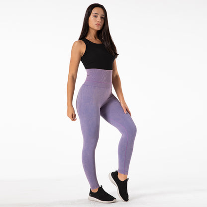 Women New Color High Elastic Sports Fitness Seamless Workout Tight Yoga Pants