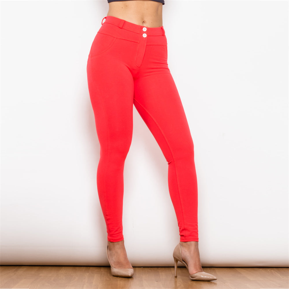 Shascullfites melody red shaping leggings workout  booty lifting leggings yoga pants