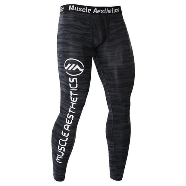 Men Leggings Compression Running Tights Sport