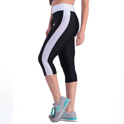 Women Sport Fitness Leggings Pants Side Puffs