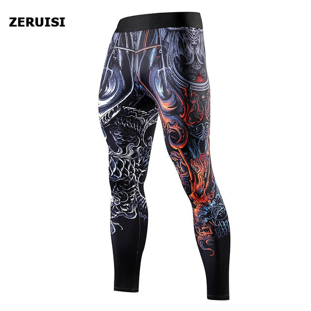 Compression Pants Running Pants Men Training Fitness Sports Sportswear Leggings Gym Jogging Pants Male Yoga Bottoms