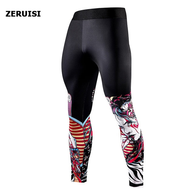 Compression Pants Running Pants Men Training Fitness Sports Sportswear Leggings Gym Jogging Pants Male Yoga Bottoms