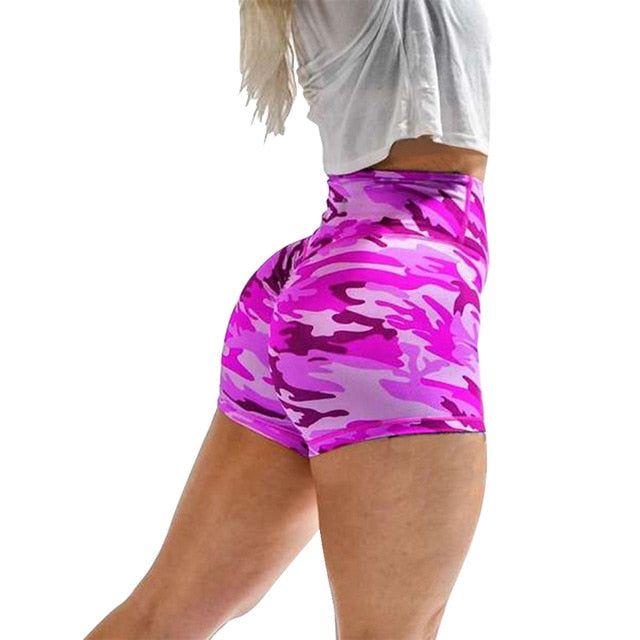 Women Yoga Sport Running Shorts Leggings