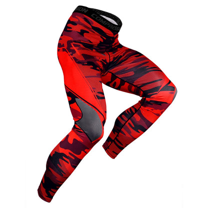 Running Tights Men Sports Leggings Basketball Compression Pants