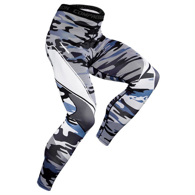 Running Tights Men Sports Leggings Basketball Compression Pants