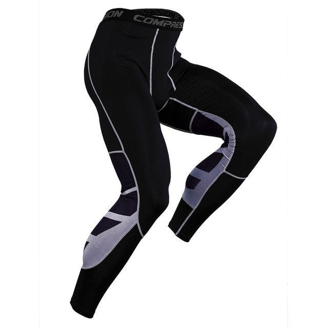 Running Tights Men Sports Leggings Basketball Compression Pants