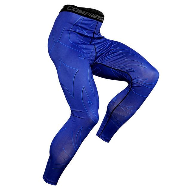 Running Tights Men Sports Leggings Basketball Compression Pants