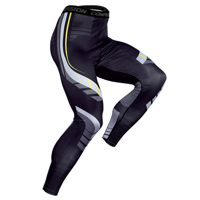 Running Tights Men Sports Leggings Basketball Compression Pants