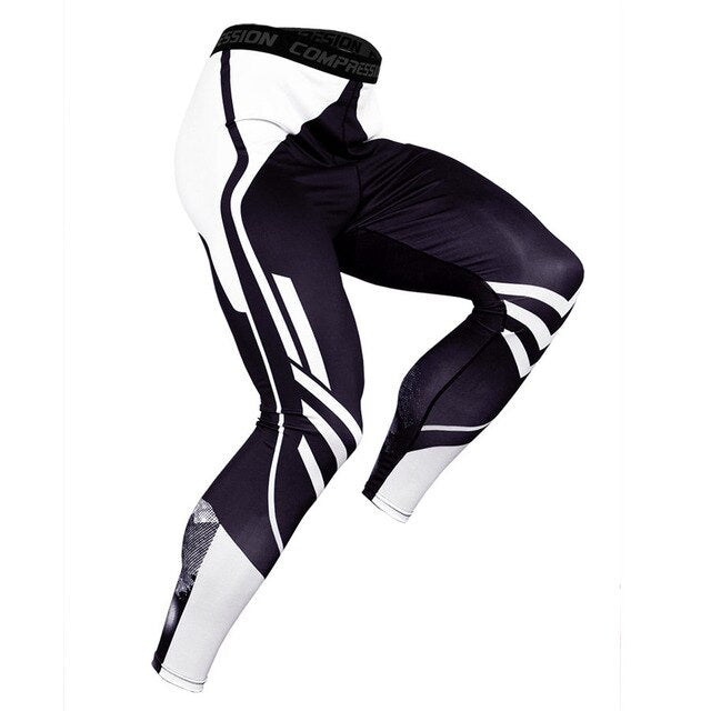 Running Tights Men Sports Leggings Basketball Compression Pants