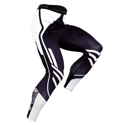 Running Tights Men Sports Leggings Basketball Compression Pants