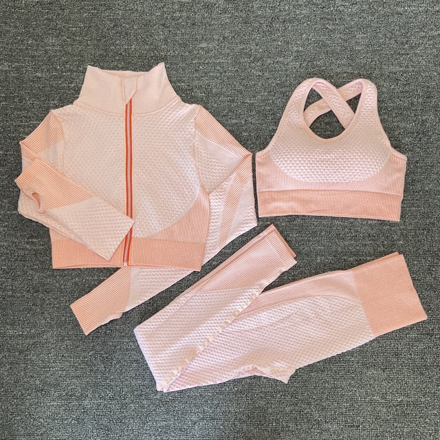 Women yoga set gym clothing Female Sport fitness