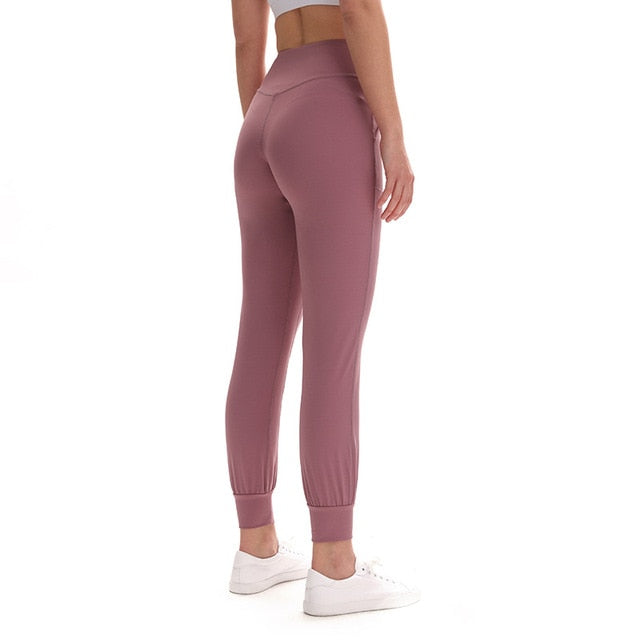 Women Naked-feel Fabric Loose Fit Sport Active