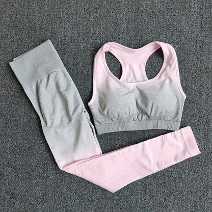 Seamless Yoga Set Sport Wear Women Gym Workout