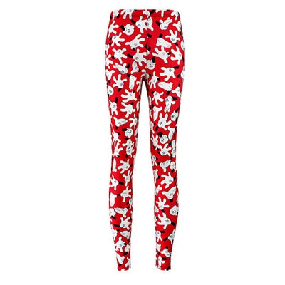 Women Minnie Mickey Yoga Gym Leggings Athletic Women Sport Clothing Workout Femme Mujer Running Sportwear Minnie Mickey Pants