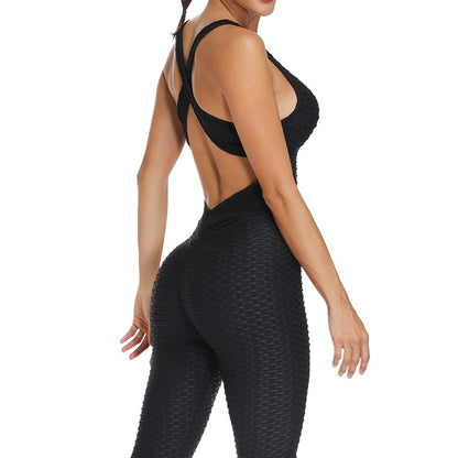 Fitness Women Sport Suit Jumpsuit Sexy Sleeveless