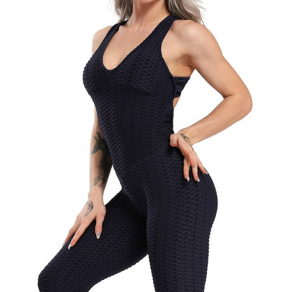 Fitness Women Sport Suit Jumpsuit Sexy Sleeveless