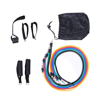 Set Latex Resistance Bands Gym Door Set Yoga