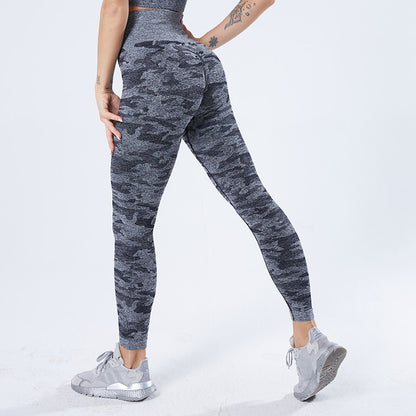 Women Vital Seamless Yoga Pants Camouflage