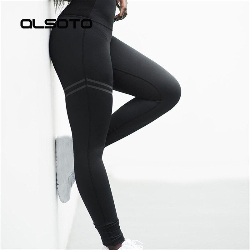 High Elastic Fitness Sport Leggings Tights Slim Running