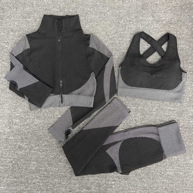 Women yoga set gym clothing Female Sport fitness