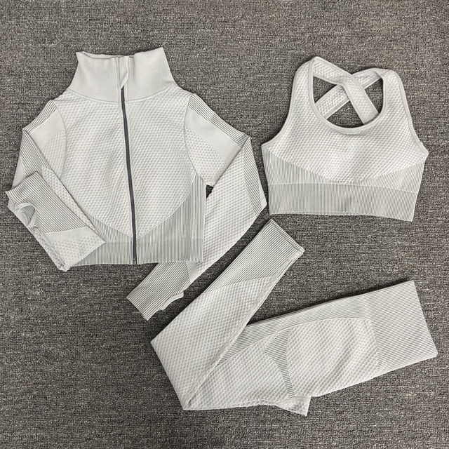 Women yoga set gym clothing Female Sport fitness