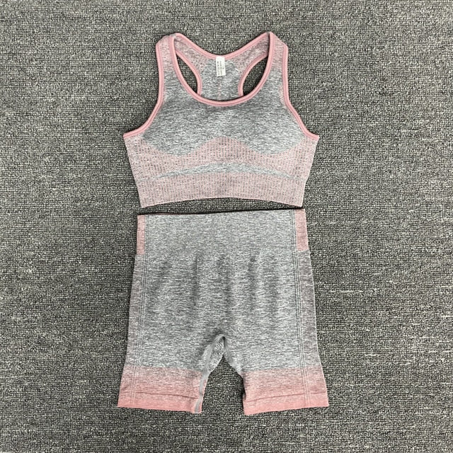 Women yoga set gym clothing Female Sport fitness