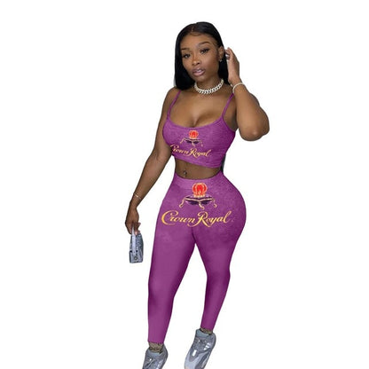 Skittles Candy Booty Two Piece Set Women Top