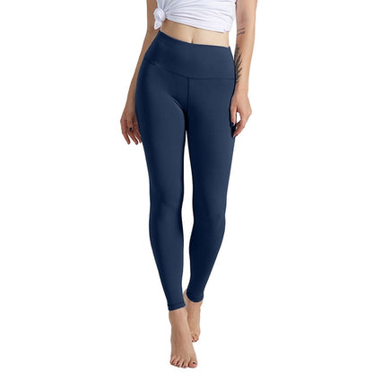 High Waist Sport Leggings Women Solid Gym Running