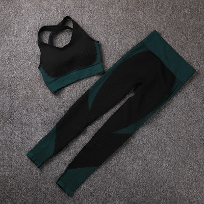 Sport Suit Woman Seamless Running Tracksuit