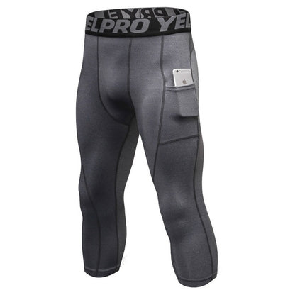 Hot Men Quick Dry Short Running Leggings Mens