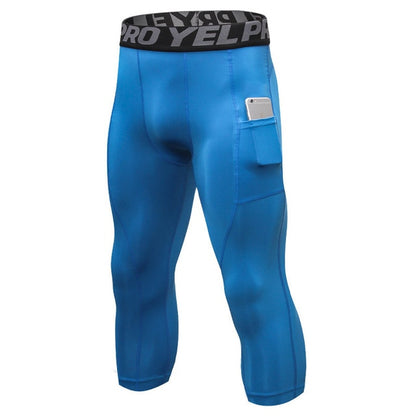 Hot Men Quick Dry Short Running Leggings Mens