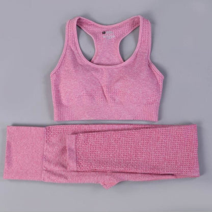 Seamless Yoga Set Fitness Sport Suits Gym Set Clothing